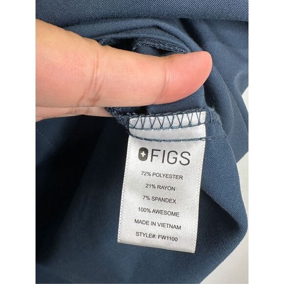 FIGS Casma Short Sleeve Scrubs Shirt Womens Size Large Technical Collection - Picture 5 of 5